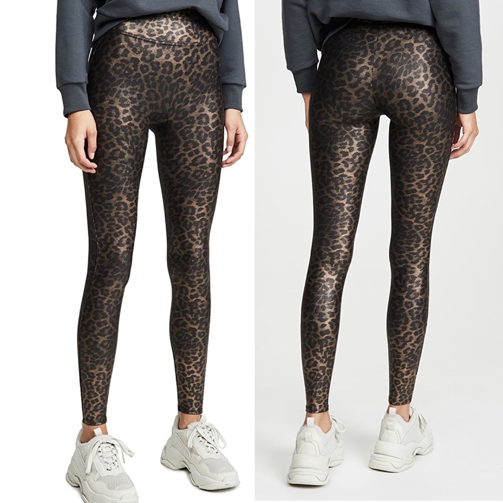 NWT Spanx leggings leopard print Size S